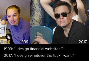 Trasplante de cabello Elon Musk antes y después